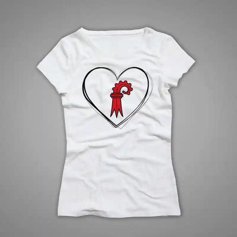 Damen T-Shirt Basel Landschaft 01