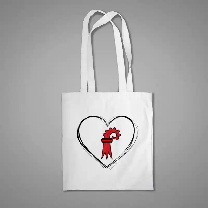 Stofftasche Basel Landschaft 01