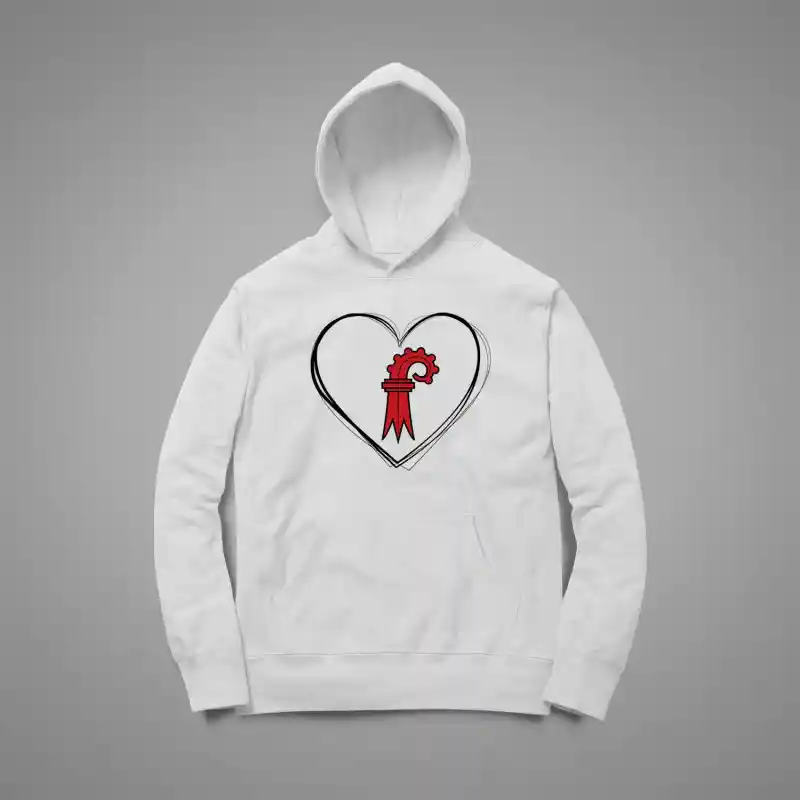 Damen Hoodie Basel Landschaft 01