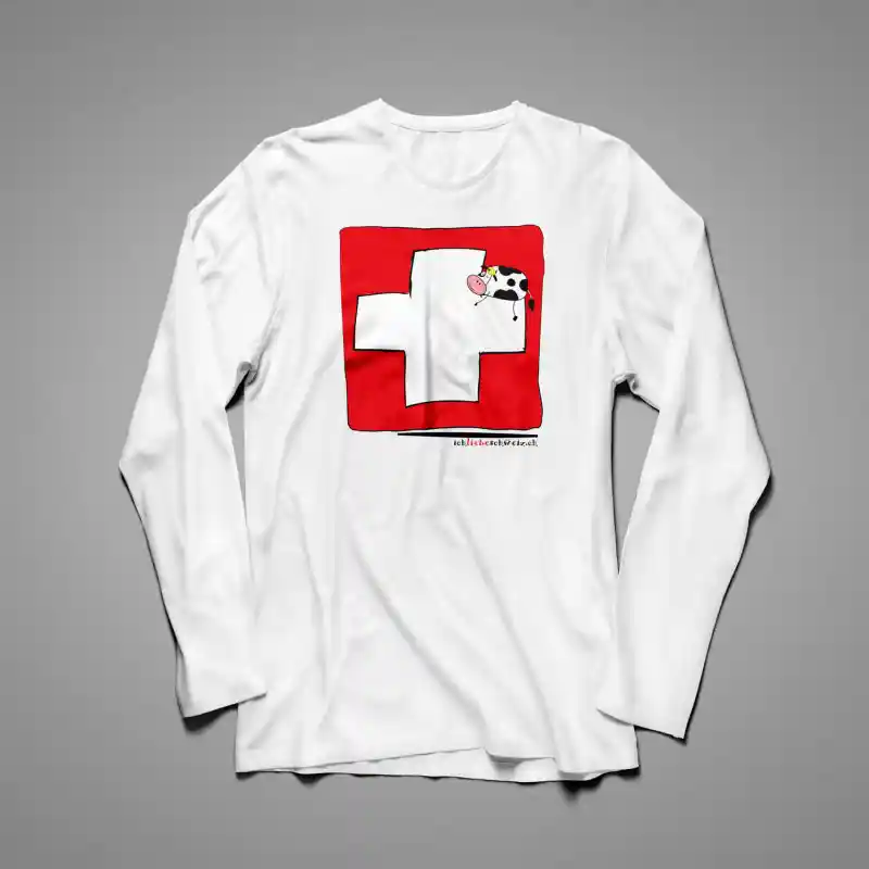 Damen Langarmshirt Schweiz 10