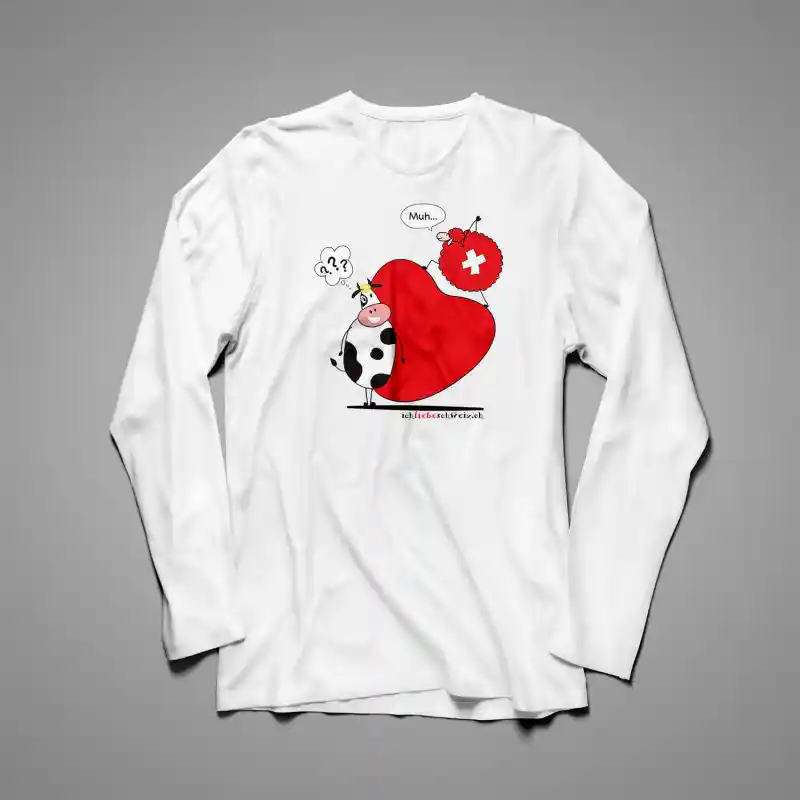 Damen Langarmshirt Schweiz 14