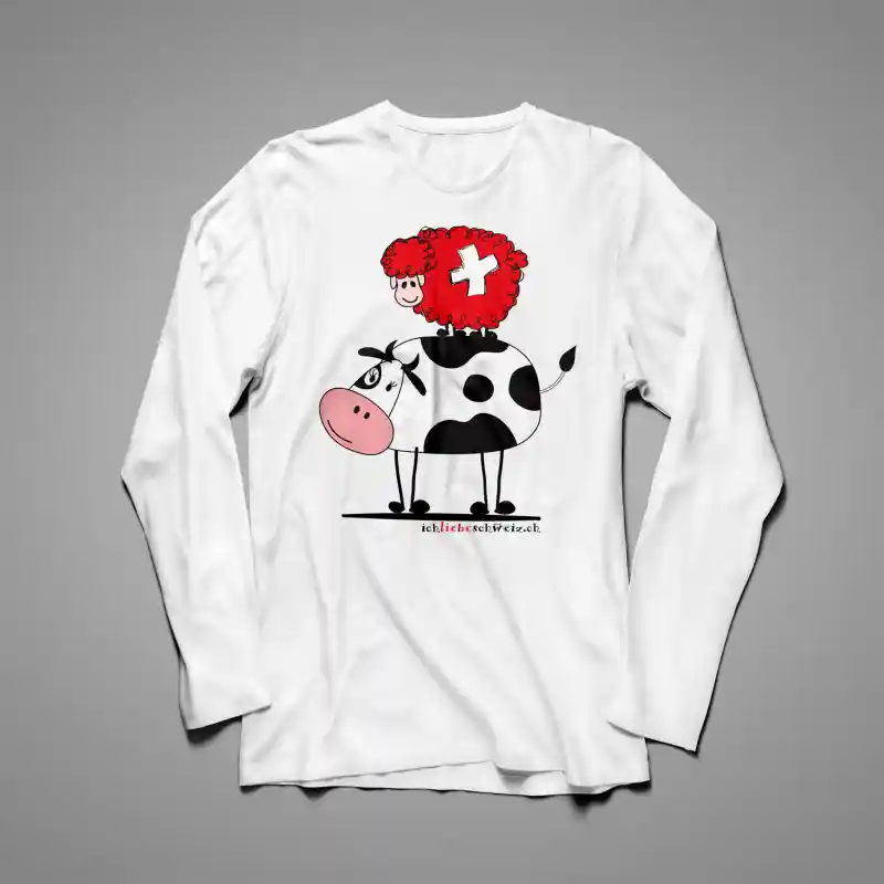 Damen Langarmshirt Schweiz 16
