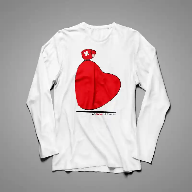 Damen Langarmshirt Schweiz 17