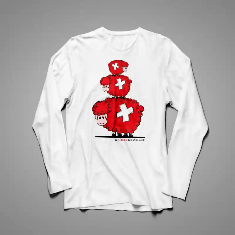 Damen Langarmshirt Schweiz 18