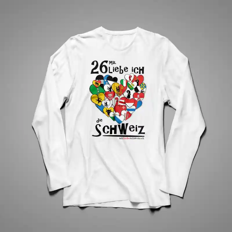 Damen Langarmshirt Schweiz 19