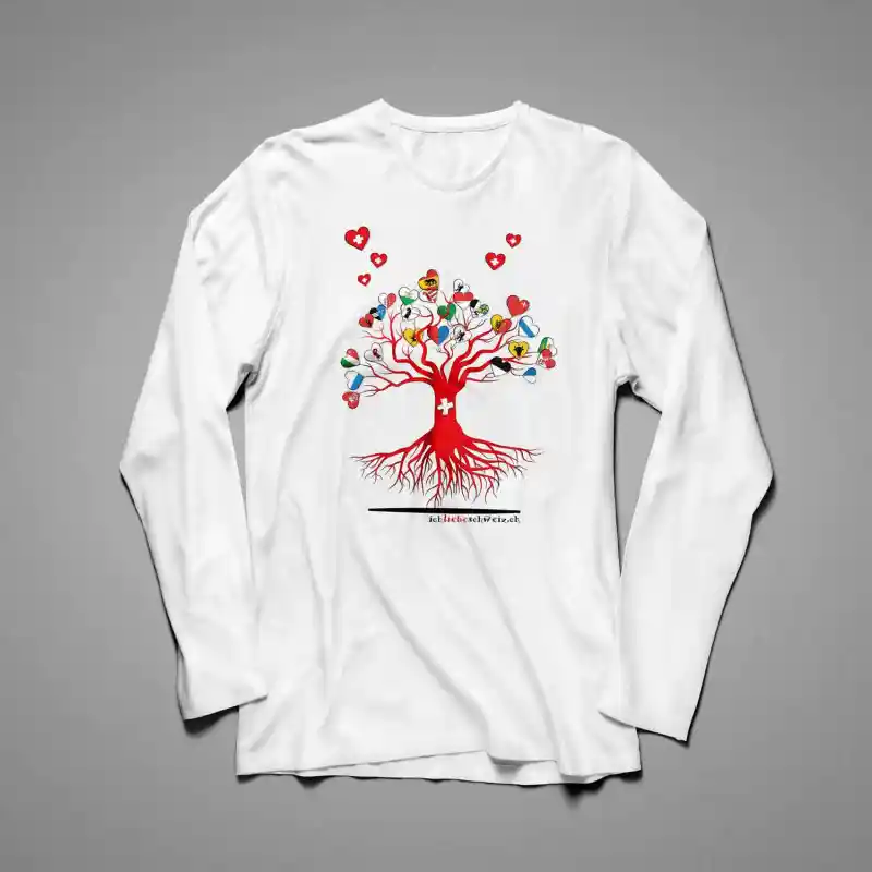 Damen Langarmshirt Schweiz 33