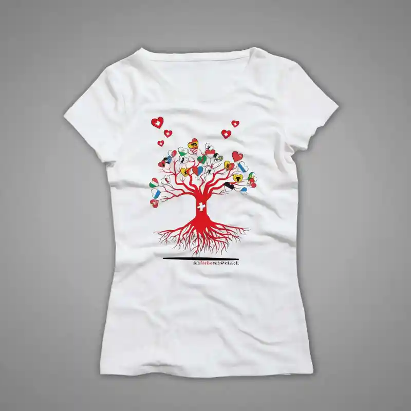 Damen T-Shirt Schweiz 33