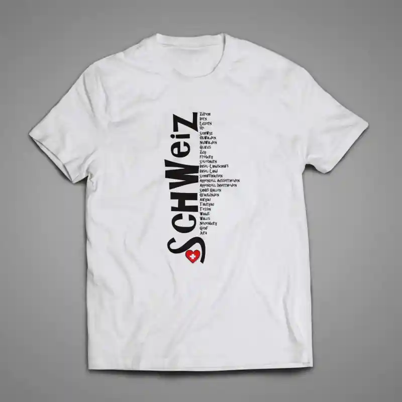 Herren T-Shirt Schweiz 43