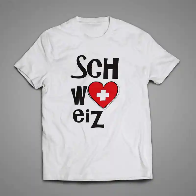 Herren T-Shirt Schweiz 44