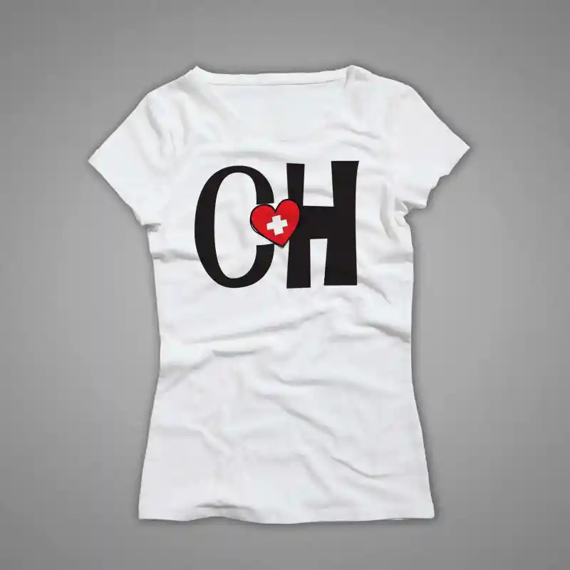Damen T-Shirt Schweiz 45