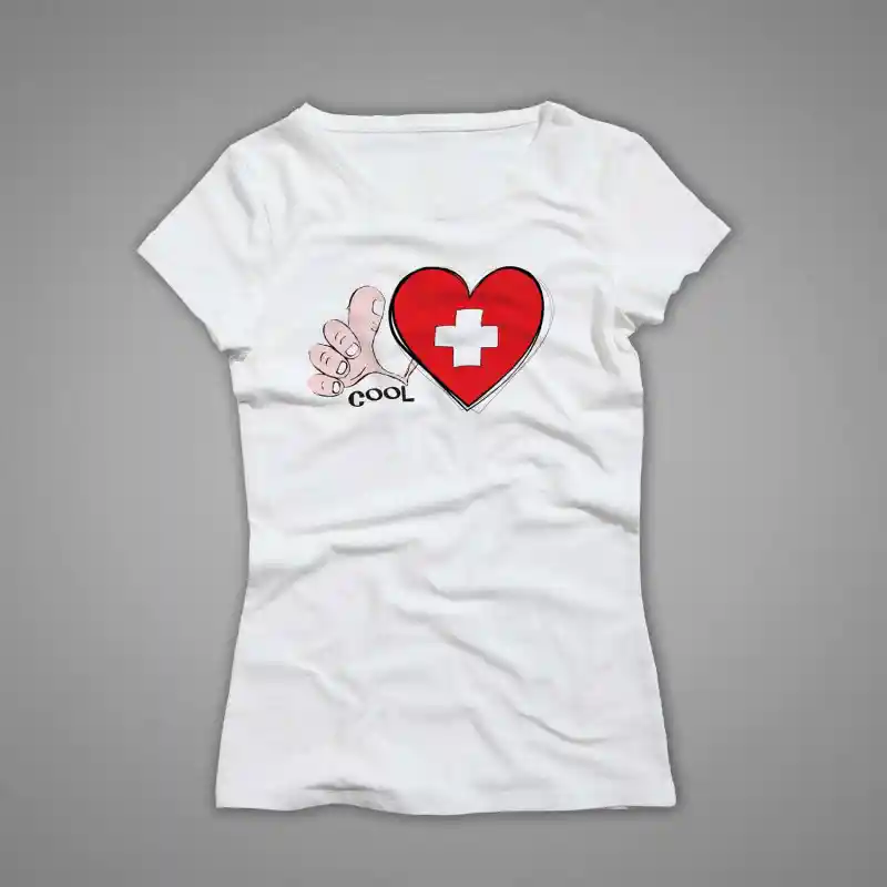 Damen T-Shirt Schweiz 51