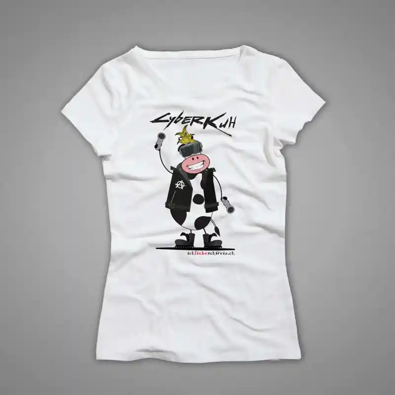 Damen T-Shirt Cyberpunk 2077 Schweiz 63