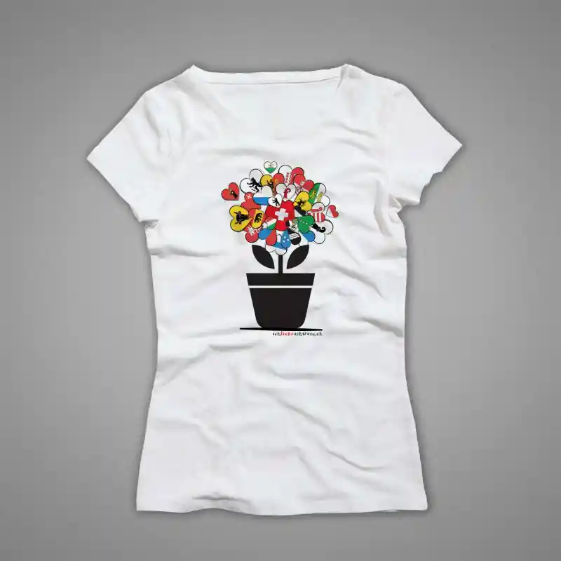Damen T-Shirt Schweiz 73