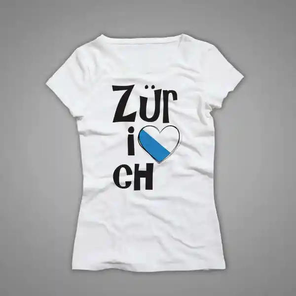 Damen T-Shirt Zürich 03