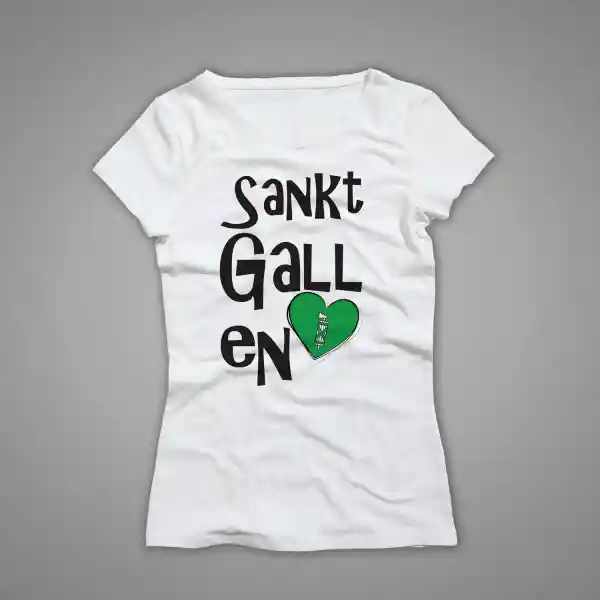 Damen T-Shirt Sankt Gallen 03
