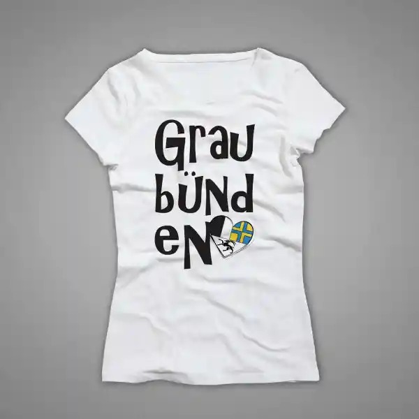 Damen T-Shirt Graubünden 03