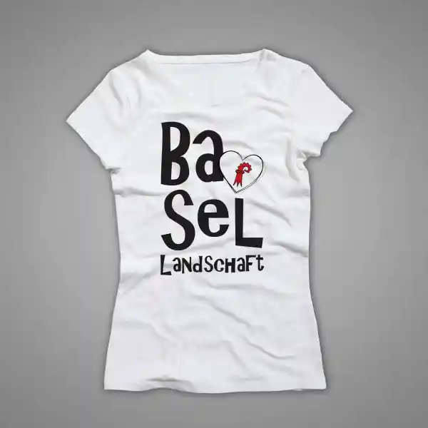 Damen T-Shirt Basel Landschaft 03
