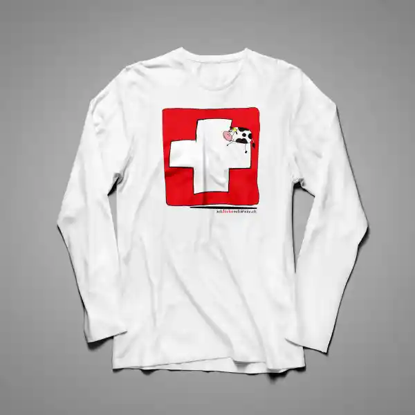 Damen Langarmshirt Schweiz 10