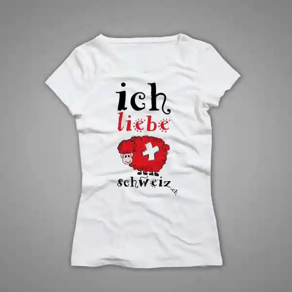 Damen T-Shirt Schweiz 13
