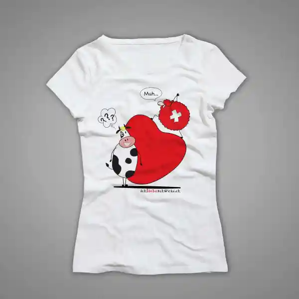 Damen T-Shirt Schweiz 14