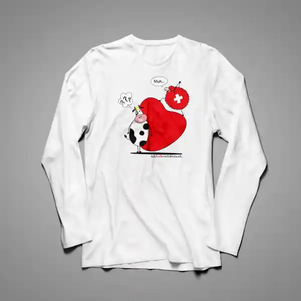 Damen Langarmshirt Schweiz 14