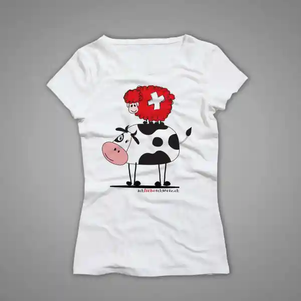Damen T-Shirt Schweiz 16