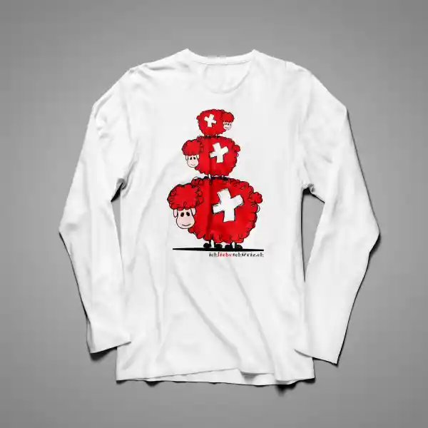 Damen Langarmshirt Schweiz 18