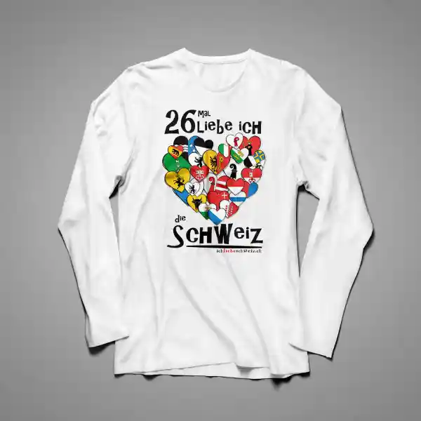 Damen Langarmshirt Schweiz 19