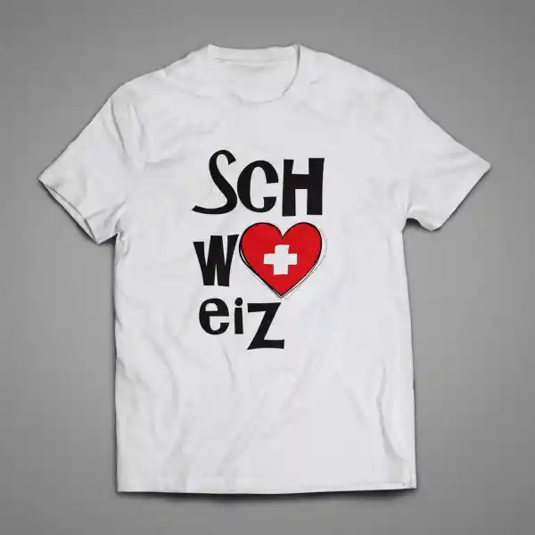 Herren T-Shirt Schweiz 44