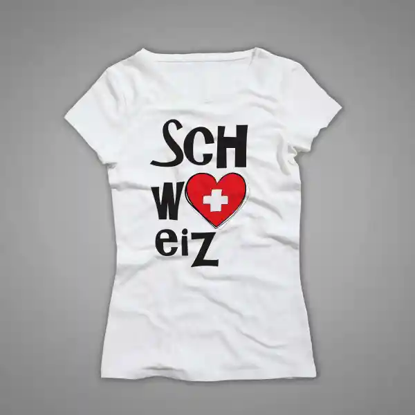 Damen T-Shirt Schweiz 44