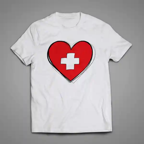 Herren T-Shirt Schweiz 46