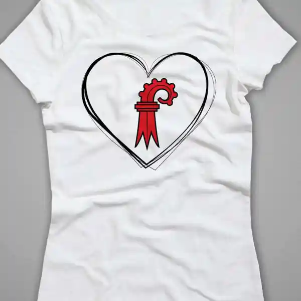 Damen T-Shirt Basel Landschaft 01