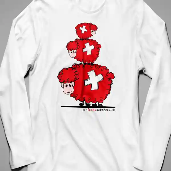Damen Langarmshirt Schweiz 18