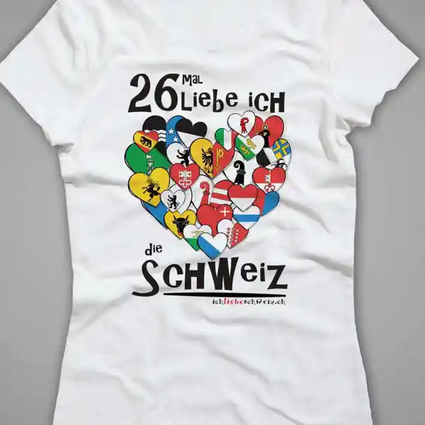 Damen T-Shirt Schweiz 19