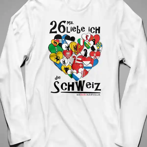 Damen Langarmshirt Schweiz 19