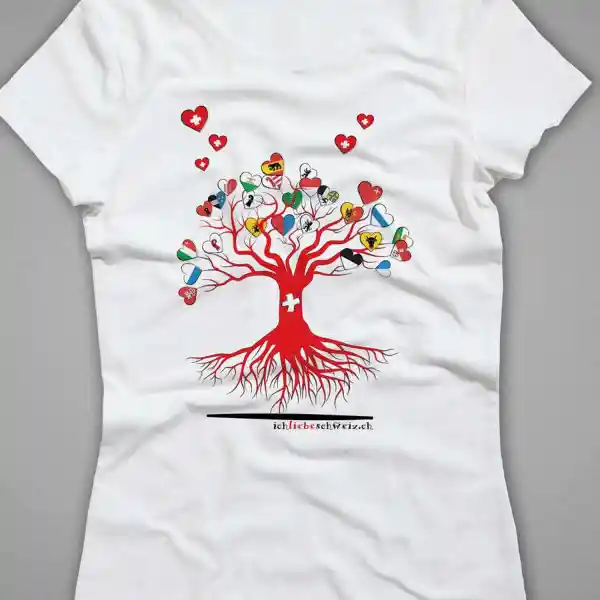 Damen T-Shirt Schweiz 33