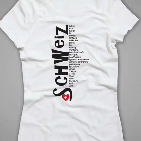 Damen T-Shirt Schweiz 43