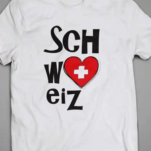 Herren T-Shirt Schweiz 44