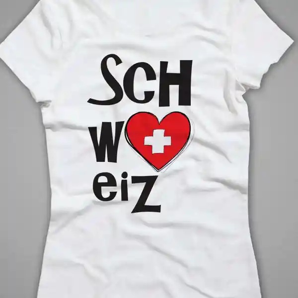 Damen T-Shirt Schweiz 44