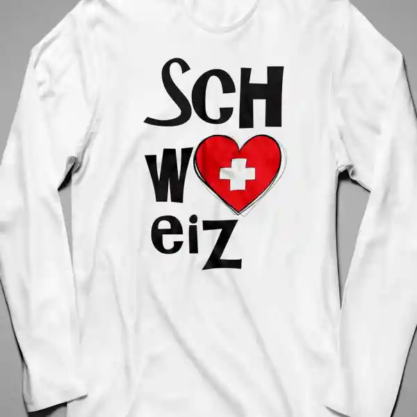 Damen Langarmshirt Schweiz 44