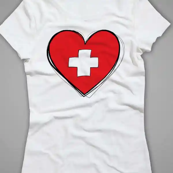 Damen T-Shirt Schweiz 46