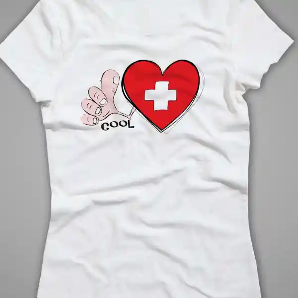 Damen T-Shirt Schweiz 51